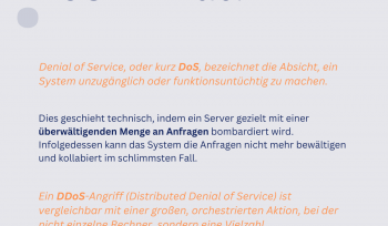 Ein robuster Schutz vor DDoS-Angriffen erfordert ein umfassendes Sicherheitskonzept.