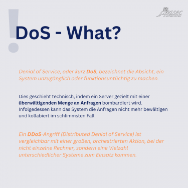 Ein robuster Schutz vor DDoS-Angriffen erfordert ein umfassendes Sicherheitskonzept.